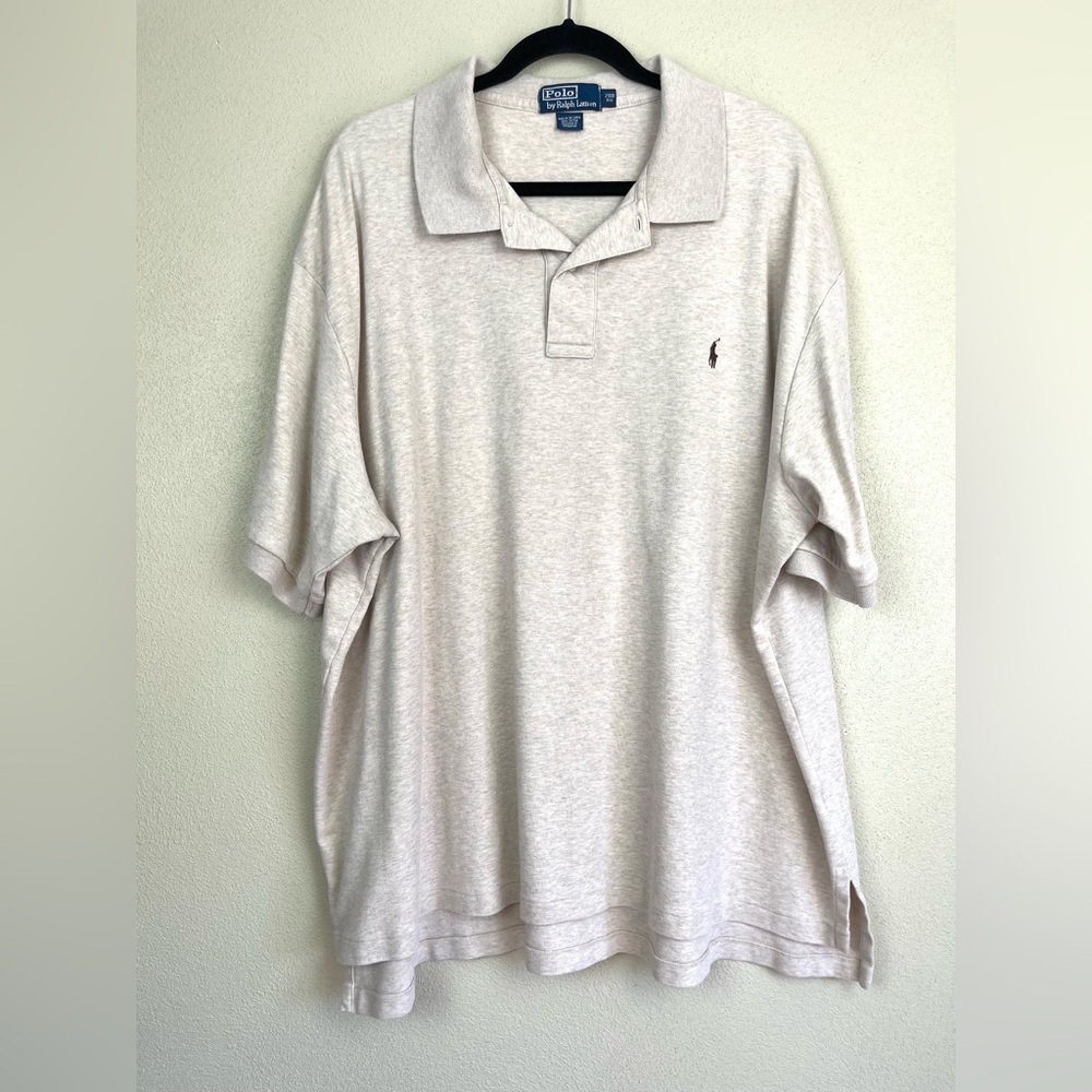 Polo Ralph Lauren Short Sleeve Pull Over Tan Shirt Size 2XB